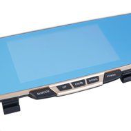 FXWOOD, LCD HD Blue Rearview Mirror Dual Lens Car DVR Video Recorder Camera , DVR06
