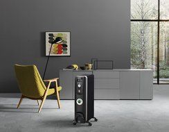Electric Radiant Radiator Heater Oil Filled Portable Indoor Warm 1500 Watt 144 SQ FT NEW