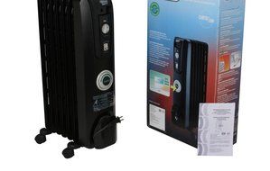 Electric Radiant Radiator Heater Oil Filled Portable Indoor Warm 1500 Watt 144 SQ FT NEW N3