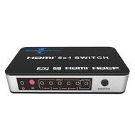 Goronya 4K x 2K Ultra HD 5 Ports HDMI Switch with IR Wireless Remote and Power Adapter N2
