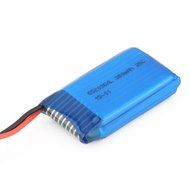 RioRand&reg; Set of 5 pac H107C-002 3.7V 300mAh Li-Po Battery + Charging Cable + USB Cable Helicopter Set for Hubsan...