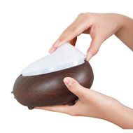 Releeder Aromatherapy Diffuser Ultrasonic Essential Oil Diffuser Ultrasonic Diffuser (Wood Grain,7 Changed Color... N10