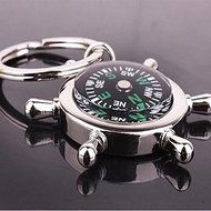 Mini Metal Precise Portable Camping Sport Hike Keychain Outdoor Compass Ring N5