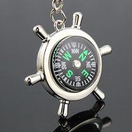 Mini Metal Precise Portable Camping Sport Hike Keychain Outdoor Compass Ring N6