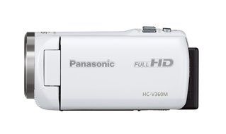 Panasonic HD video camera V360M 16GB high magnification 90 times zoom white HC-V360M-W - International Version... N6