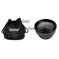 Vivitar 62mm 0.43x Wide Angle Lens + 2.2x Telephoto Lens + 3 Pieces Filter Set with Deluxe Lens Accessories Kit... N2