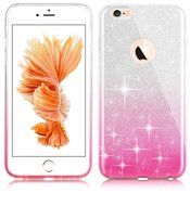 iPhone 5/5s/se Bling Crystal 3 in 1 Case-Auroralove Pink iPhone Se Beauty Fashion 3 layers Hybrid Bumper Cover... N3