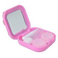 KAKA(TM) Fashion Box Kit 3D Handmade Rhinestone Bling Crystal Design Skull Pattern Decorated Black Mini Contact... N18