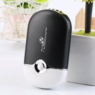 Rechargeable Portable Mini Handheld Air Conditioning Cooling Fan USB Cooler BE, Can be placed on the desk, hang... N15