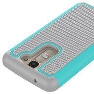 LG K10 Case, ARSUE [Drop Protection] [Shock Absorption] Hybrid Dual Layer Armor Defender Protective Case Cover... N22