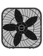 Holmes HBF2010A-WM 21-Inch by 4.5-Inch Box Fan, 3 Speed-Settings, Metal Frame, 20-Inch Blade, White N3
