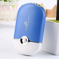 Rechargeable Portable Mini Handheld Air Conditioning Cooling Fan USB Cooler BE, Can be placed on the desk, hang... N20