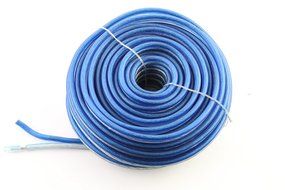 Bullz Audio (BPS12.50PB) PRO Platinum/Blue 50' 12-Gauge Speaker Cable