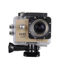 Action Camera, TONSEE WIFI action 1080P HD DV sports recorder Waterproof camera camcorder - Gold