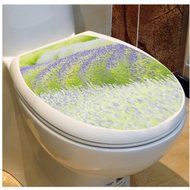 KAKA(TM) Bathroom Toilet Waterproof Decorative Stickers Cute Designs Art Toilet Seat Sticker-Yellow flowers Style... N4