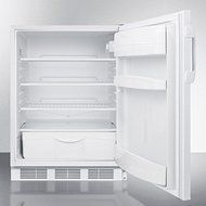 Summit FF6BI7ADA: Commercially approved, ADA compliant built-in undercounter all-refrigerator with automatic defrost