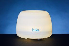 Heka Living Essential Oil Diffuser Humidifier - LED Clock With Adjustable Light - Ultrasonic Aromatherapy Humidifier...