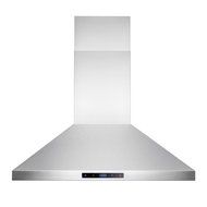 FIREBIRD Stainless Steel 30" Euro Style Island Mount Range Hood LED Screen N3