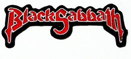Black Sabbath Iron on Patch / Embroidered Patch This Appliques Are Great for T-shirt, Hat, Jean ,Jacket, Backpacks.