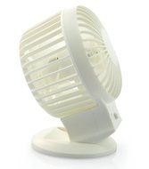 Welltop&reg; Upgraded Portable Rechargeable Electric Personal Fans USB Powered 2-modes Speed Adjustable Double Blades... N4