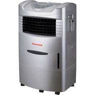 Honeywell CS10XE 21 Pt. Indoor Portable Evaporative Air Cooler with Remote Control, Silver/Grey N27