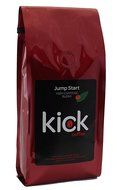 JUMP START BLEND: Dark French Roast, 12 oz. High Caffeine Ground Coffee, Rich Bold Strong Intense, Classic European... N3