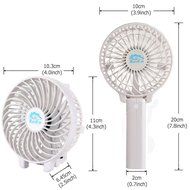 Niceshop Portable Handheld Mini Rechargeable Fans Battery Operated Cooling Fan Electric Personal Fans Foldable... N24