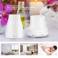 Kissemoji 100ml Room Ultrasonic LED Aroma Air Humidifier Diffuser Purifier Atomizer Mist N5