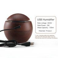 Toyofmine Mini Portable USB LED Ultrasonic Aroma Humidifier Essential Oil Diffuser Aromatherapy Purifiere for... N6