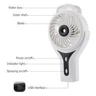 HJIAN Handheld Humidifier Fan Mini Misting Fan Water Mist Fan Portable Personal Cooling Fan Mist Humidifier Fan... N20