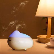 Finether Essential Oil Diffuser, Ultrasonic Diffuser Cool Mist Humidifier with Changing Colored LED Lights for... N5