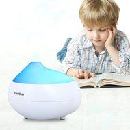 Finether Essential Oil Diffuser, Ultrasonic Diffuser Cool Mist Humidifier with Changing Colored LED Lights for... N6