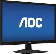 AOC - 24&quot; LED HD Monitor - Black