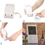 Indoor Humidity Temperature Monitor,E-Venis Hygrometer Digital Thermometer with LCD Display[Data Updated in Real... N5