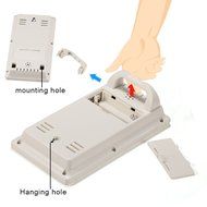 Indoor Humidity Temperature Monitor,E-Venis Hygrometer Digital Thermometer with LCD Display[Data Updated in Real... N6