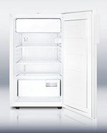 Summit CM411LPLUSADA ADA compliant 20&quot; wide refrigerator-freezer for freestanding use with a traceable thermometer...