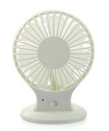 Welltop&reg; Upgraded Portable Rechargeable Electric Personal Fans USB Powered 2-modes Speed Adjustable Double Blades... N6