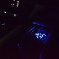 Car Ionic Air Purifier, AceFox Ionizer Freshener Removes Dust, Pollen,Smoke, Odor, Bacteria, Virus (Gray) N14