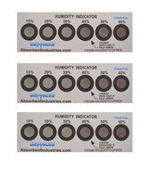 Cobalt Free Humidity Indicator Card, 6 Dot, Pack of 25