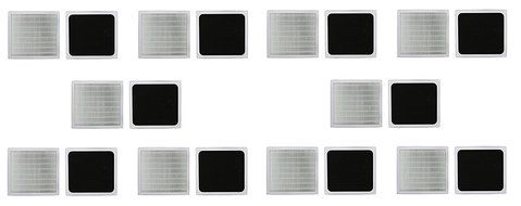 10 pack High Efficiency Replacement Air Purifier Filter Fits Kenmore 83244 &amp; 85244 Part # 83159 By LifeSupplyUSA