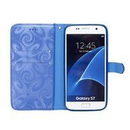 Galaxy S7 Case,Galaxy S7 Wallet Case, PHEZEN Bling Liquid Glitter Love Heart Floating 3D Hourglasses Luxury Pu... N47