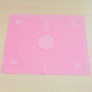 Spritech(TM) Durable Supple Silicone Healthy Mat Baking Mat Baking Tools Pink N3