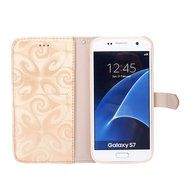 Galaxy S7 Case,Galaxy S7 Wallet Case, PHEZEN Bling Liquid Glitter Love Heart Floating 3D Hourglasses Luxury Pu... N53