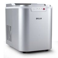 Della Portable Ice Maker Machine High Capacity, Yields up to 26 Pounds of Ice Daily -Silver N2