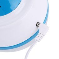 [&#3642;Blue color] USB Aromatherapy Air Humidifier Essential Oil Diffuser Fogger LED Night Light Ultrasonic Aroma Diffuser... N4