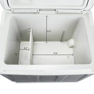 Della 40 Quart Portable 12V Electric Cooler/Warmer Thermoelectric Travel Camping RV w/ Wheels