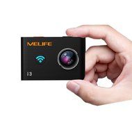 MELIFE 4K Wifi Action Camera UHD 4K 24FPS 14MP Waterproof Sports Camera 2.0inch LCD with Remote Control