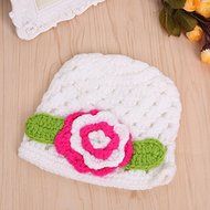 Newborns Cute Flower Hat Great Baby Kids Infant Toddler Girl Beanie Cap Cute Hat N3