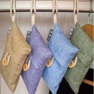 Acehg Natural Auto Air Purifying Bamboo Charcoal Bag/ Air Freshener (4packs*100g) N7