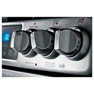 GE Cafe CGS990SETSS 30" Freestanding Gas Range with 5 Sealed Burners, Convection Self-Clean Double Oven and Griddle...